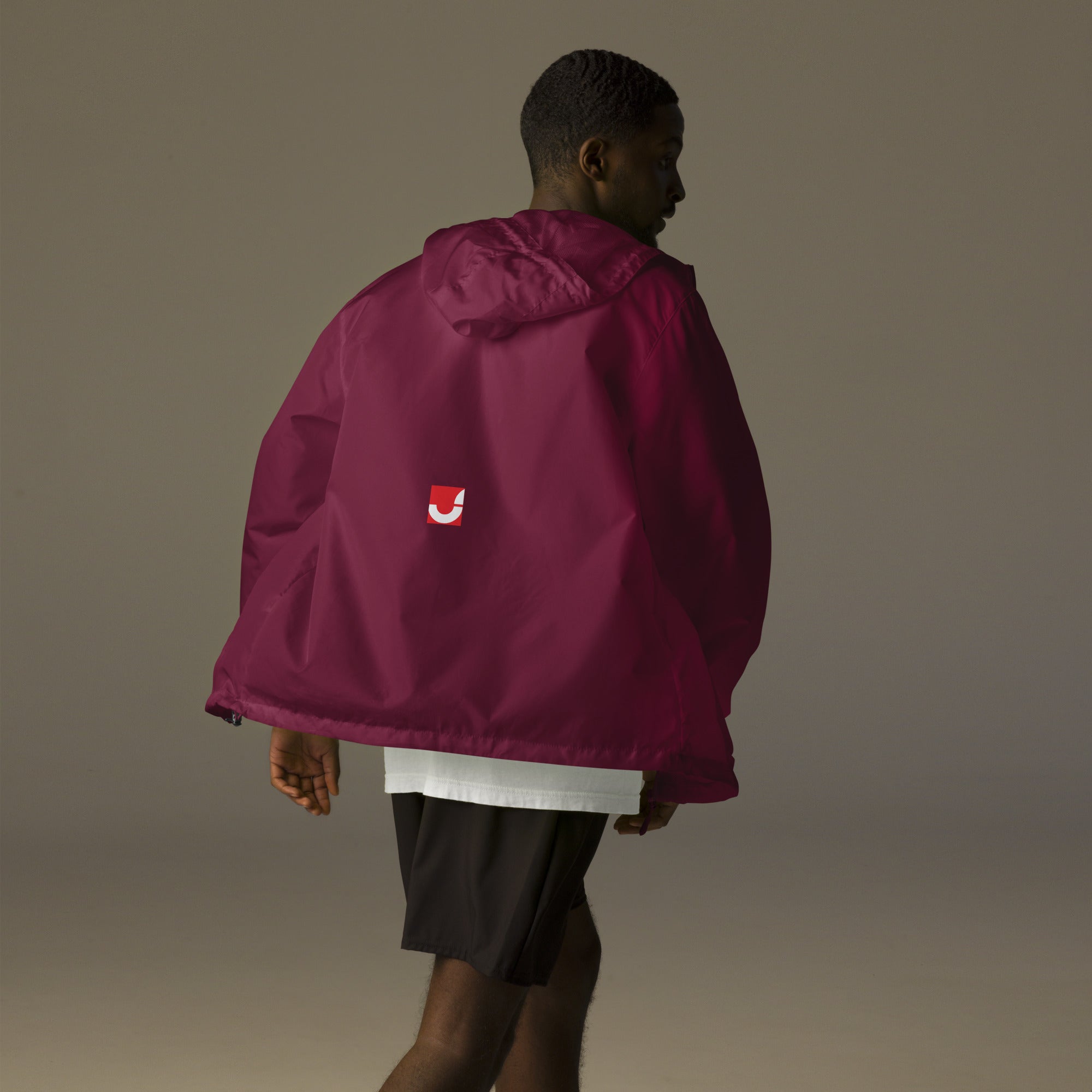Unisex lightweight zip up windbreaker