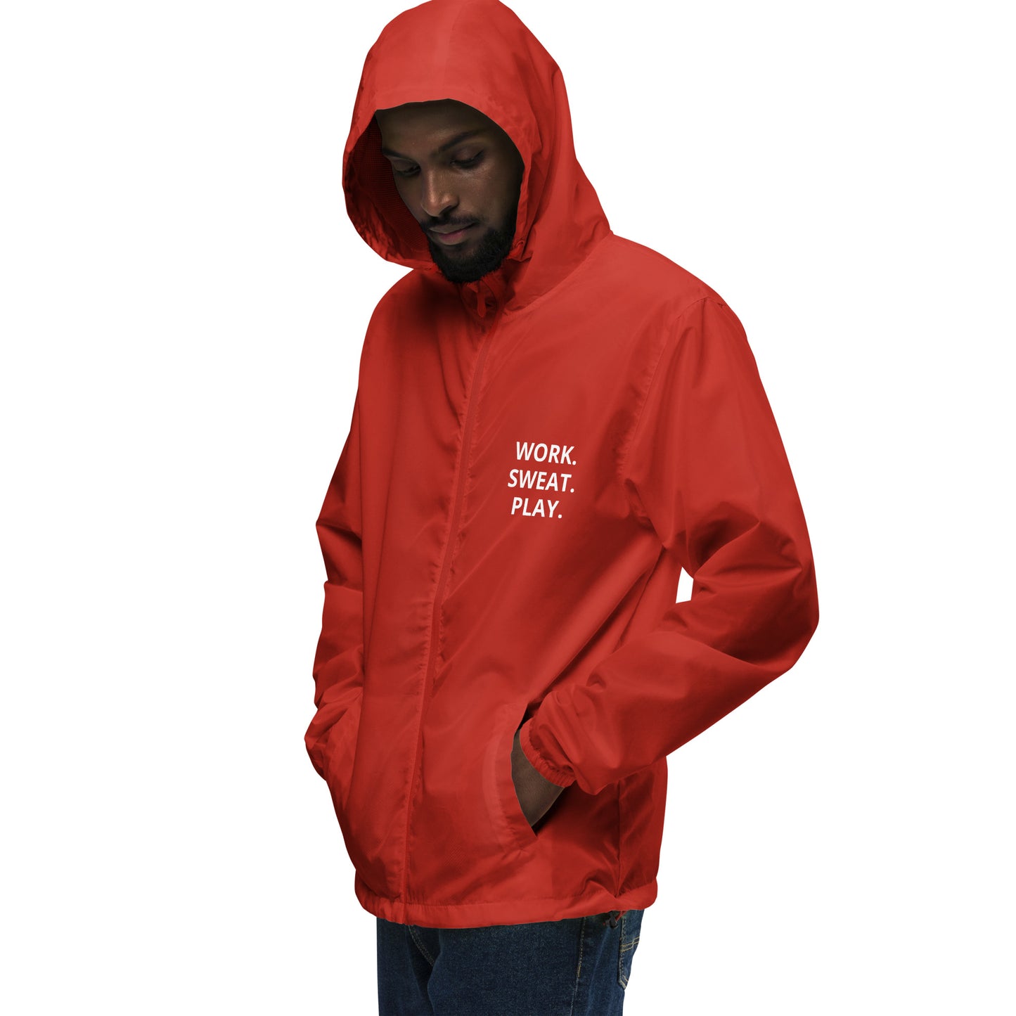 Unisex lightweight zip up windbreaker